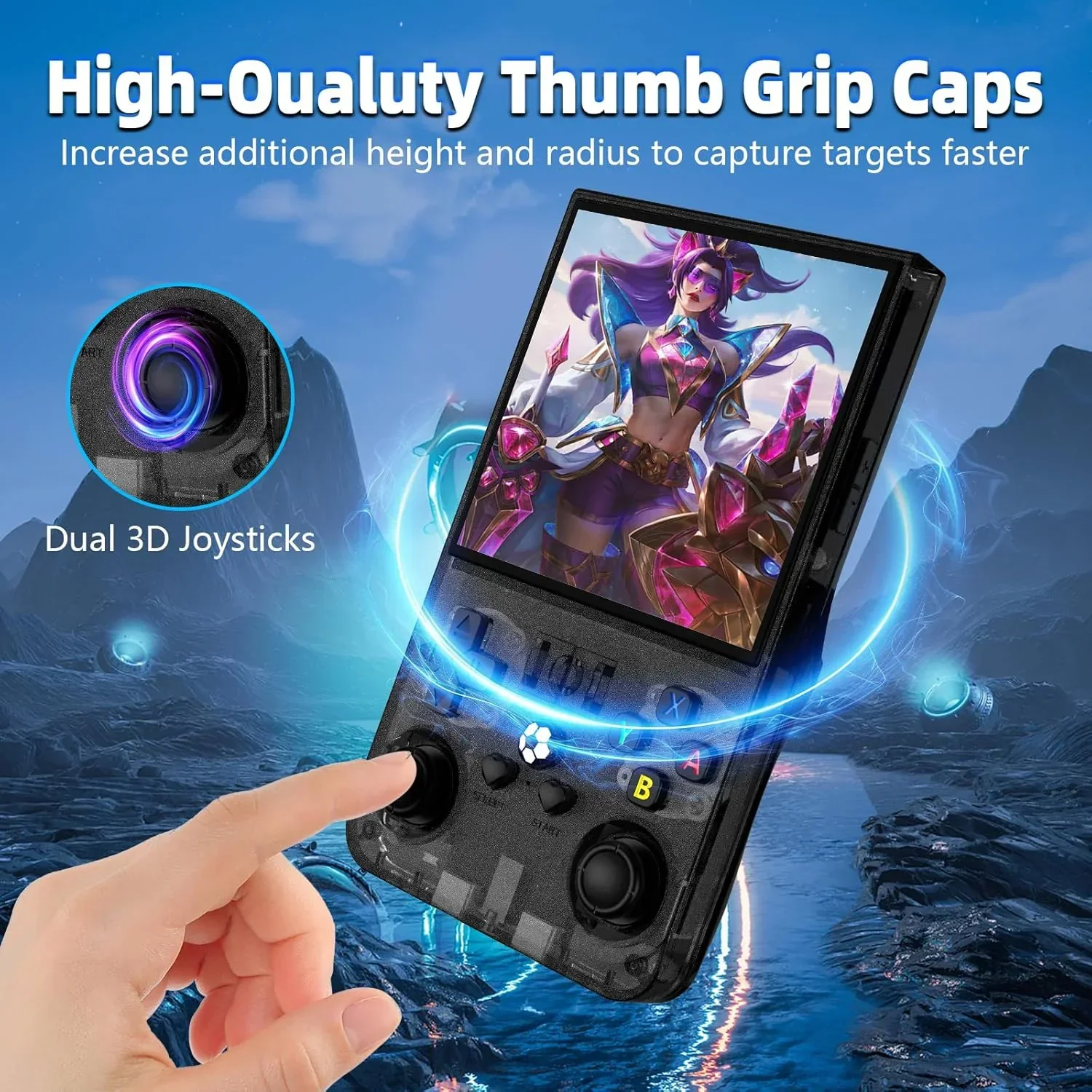 R36MAX Retro Handheld Video Game Console - Image 5