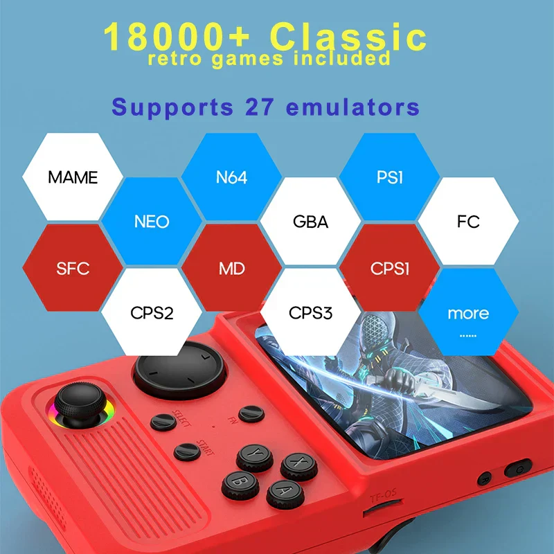 R36T Retro Handheld Video Game Console - Image 5