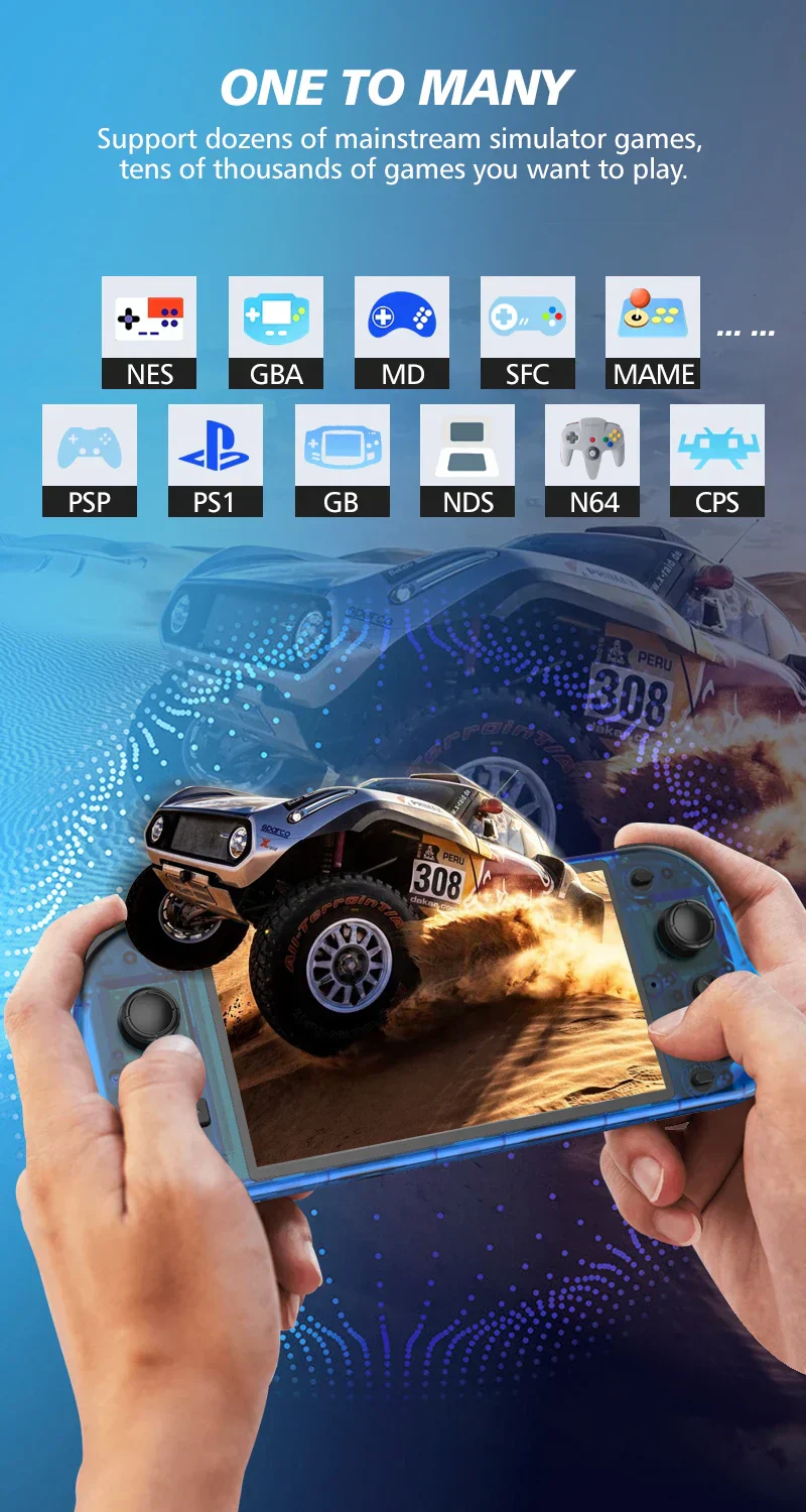 R50S Retro Handheld Video Game Console - Image 7