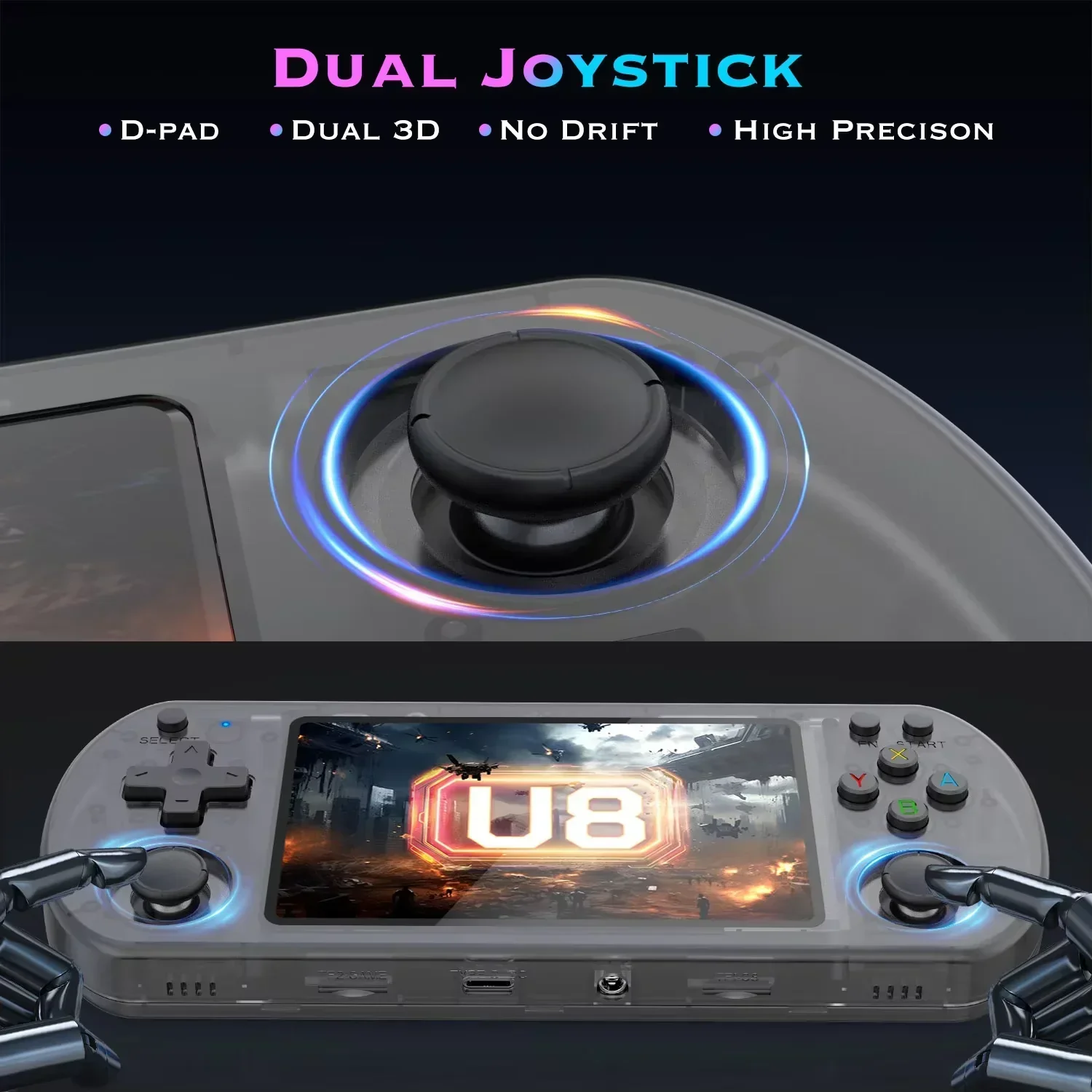 U8 Retro Handheld Video Game Console - Image 5