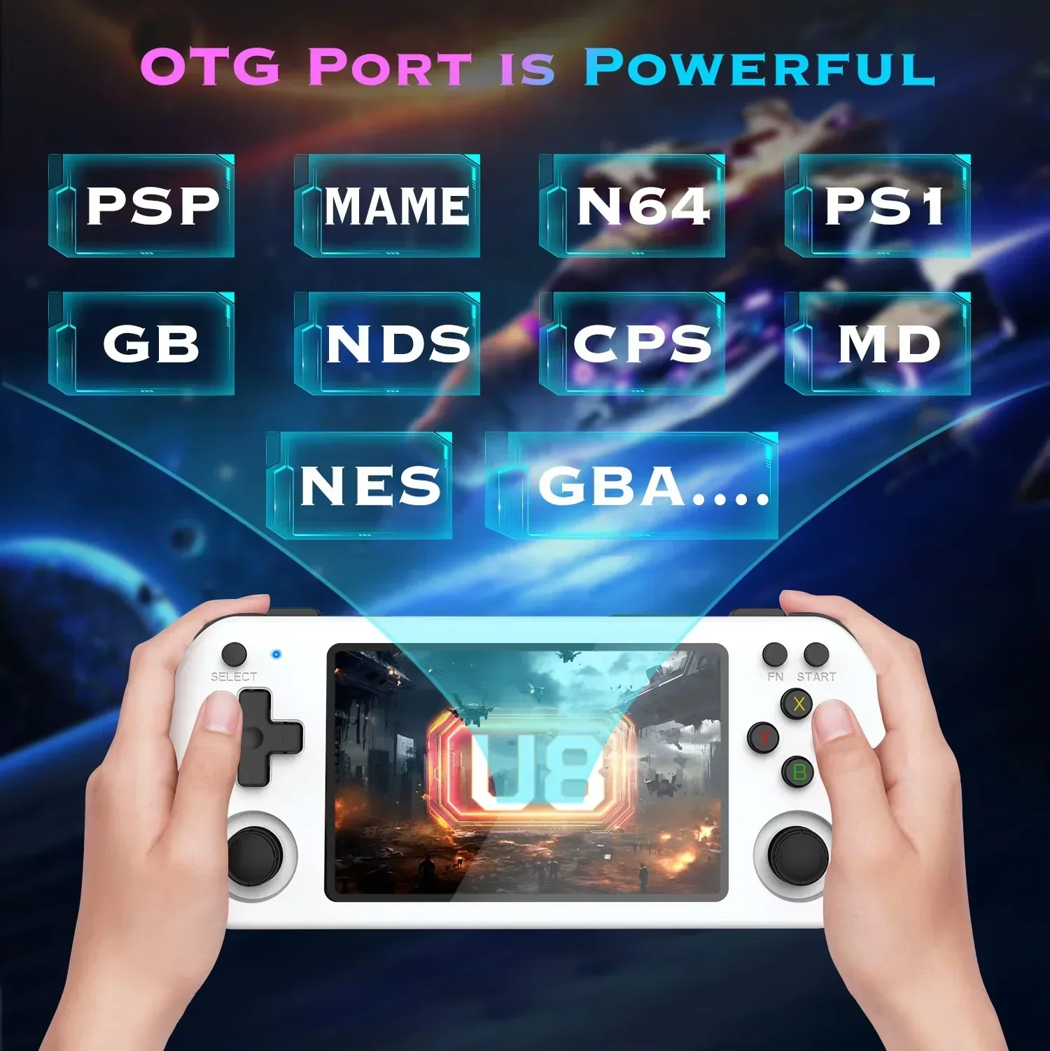 U8 Retro Handheld Video Game Console - Image 6